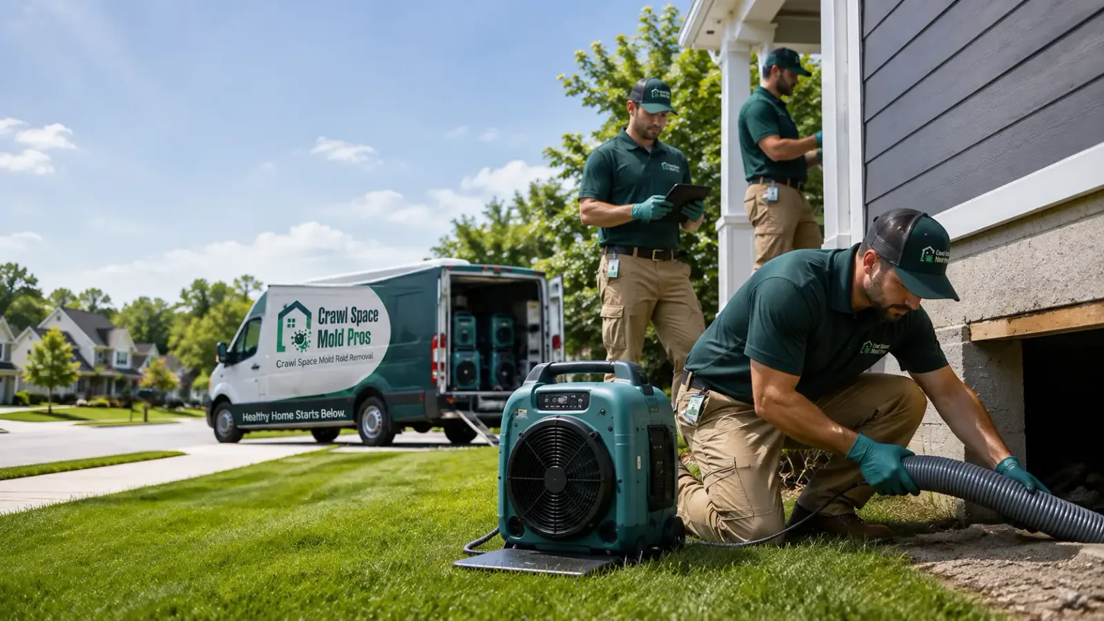 Crawl Space Mold Removal in Romulus, MI